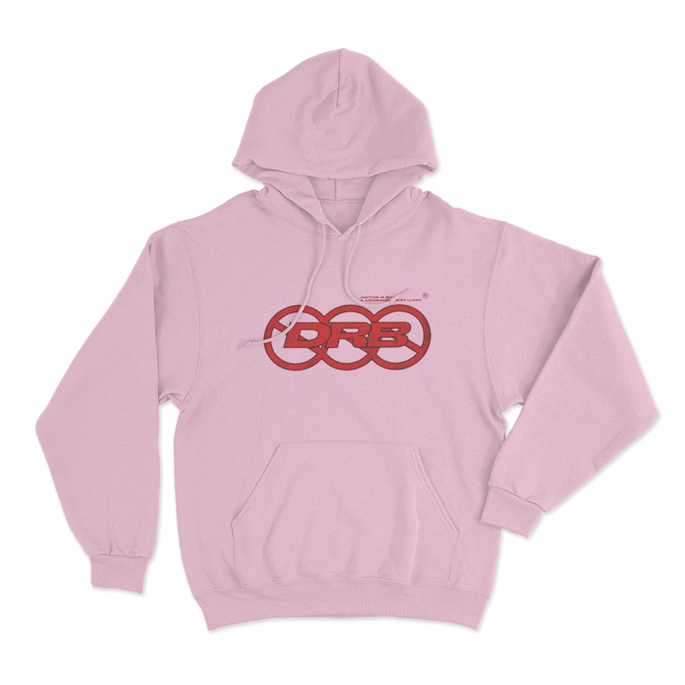 DRB A Message From Lucki Unisex Hoodie Pink DRB A Message From Lucki Unisex Hoodie Pink