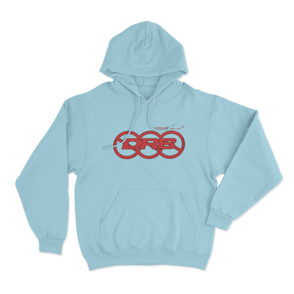 DRB A Message From Lucki Unisex Hoodie Sky Blue DRB A Message From Lucki Unisex Hoodie Sky Blue
