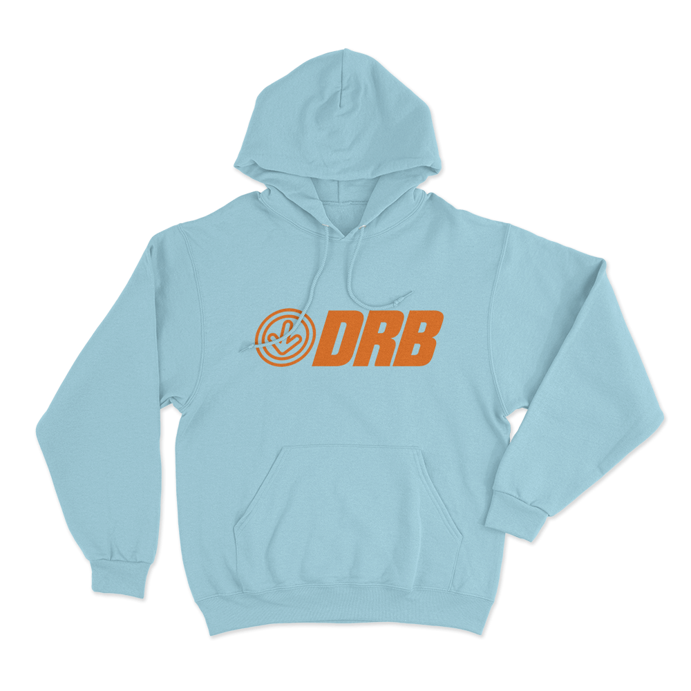 DRB Logo Unisex Hoodie Sky Blue DRB Logo Unisex Hoodie Sky Blue