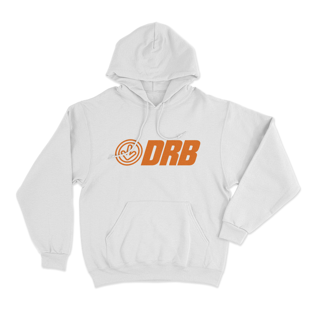 DRB Logo Unisex Hoodie White DRB Logo Unisex Hoodie White