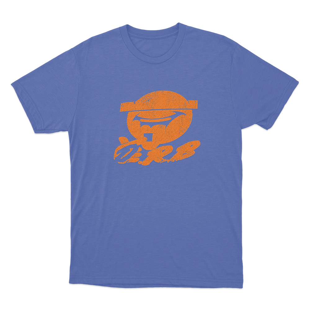DRB Smiley Logo Unisex T Shirt Blue DRB Smiley Logo Unisex T Shirt Blue