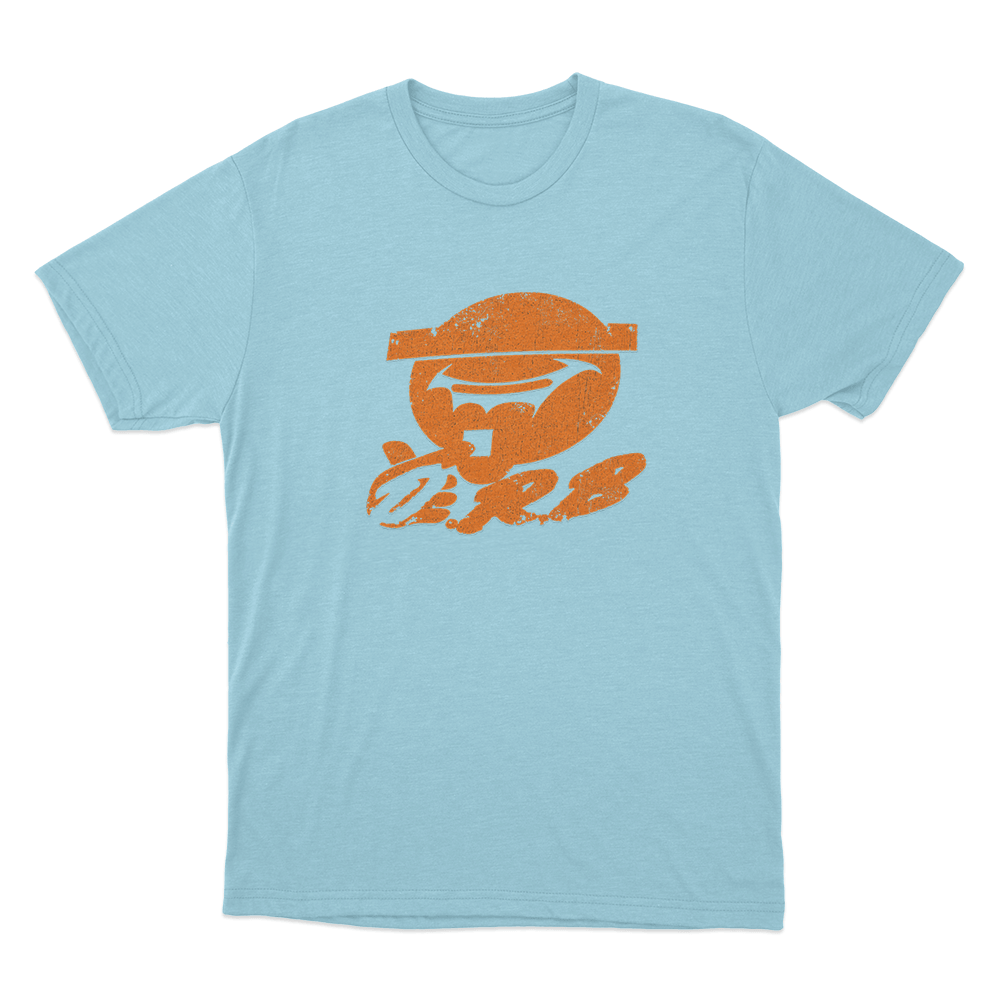 DRB Smiley Logo Unisex T Shirt Sky Blue DRB Smiley Logo Unisex T Shirt Sky Blue