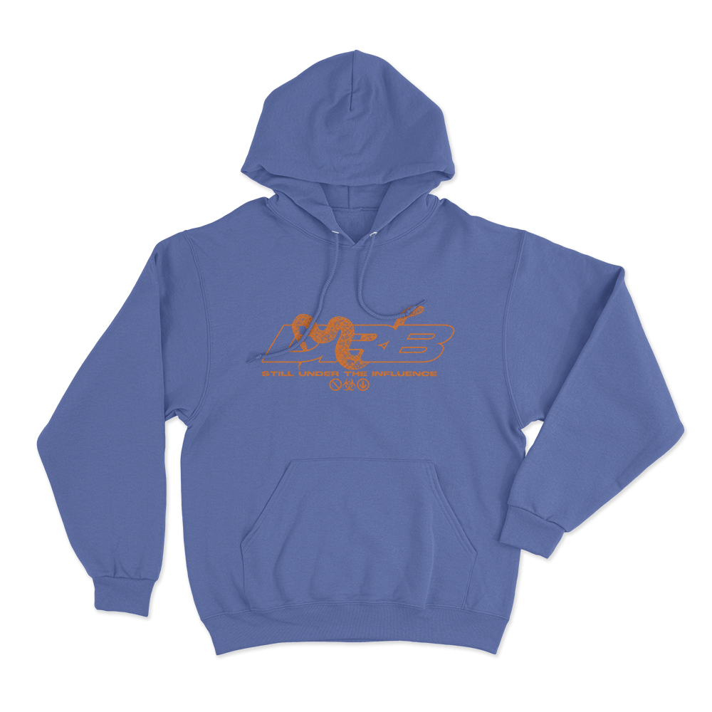 DRB Still Under The Influence Unisex Hoodie Blue DRB Still Under The Influence Unisex Hoodie Blue