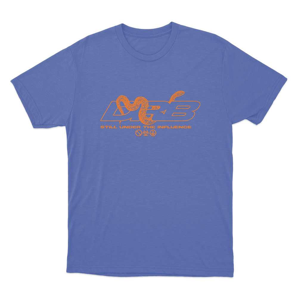 DRB Still Under The Influence Unisex T Shirt Blue DRB Still Under The Influence Unisex T Shirt Blue