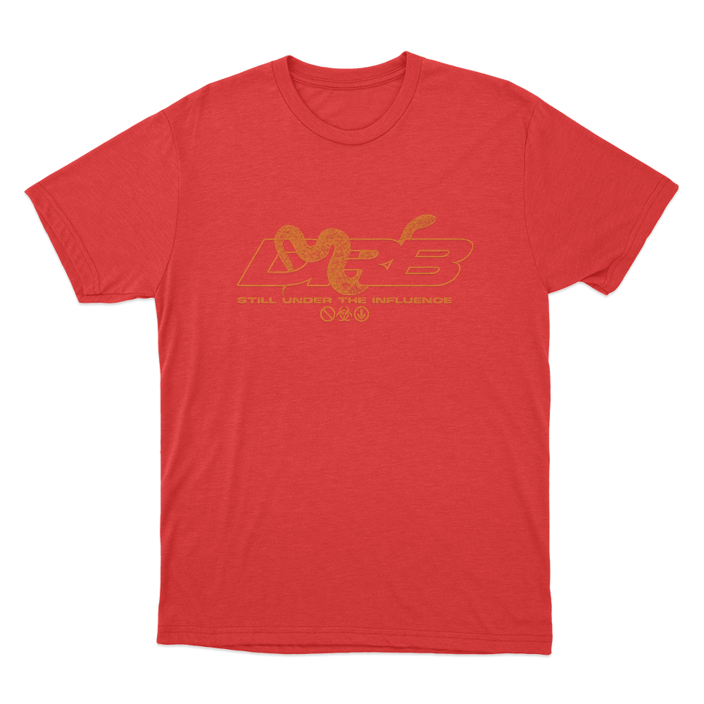 DRB Still Under The Influence Unisex T Shirt Red DRB Still Under The Influence Unisex T Shirt Red
