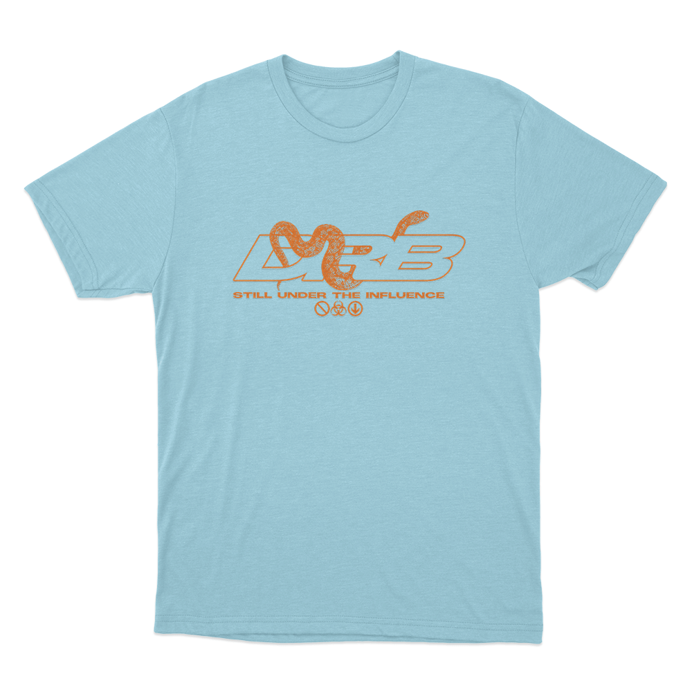 DRB Still Under The Influence Unisex T Shirt Sky Blue DRB Still Under The Influence Unisex T Shirt Sky Blue