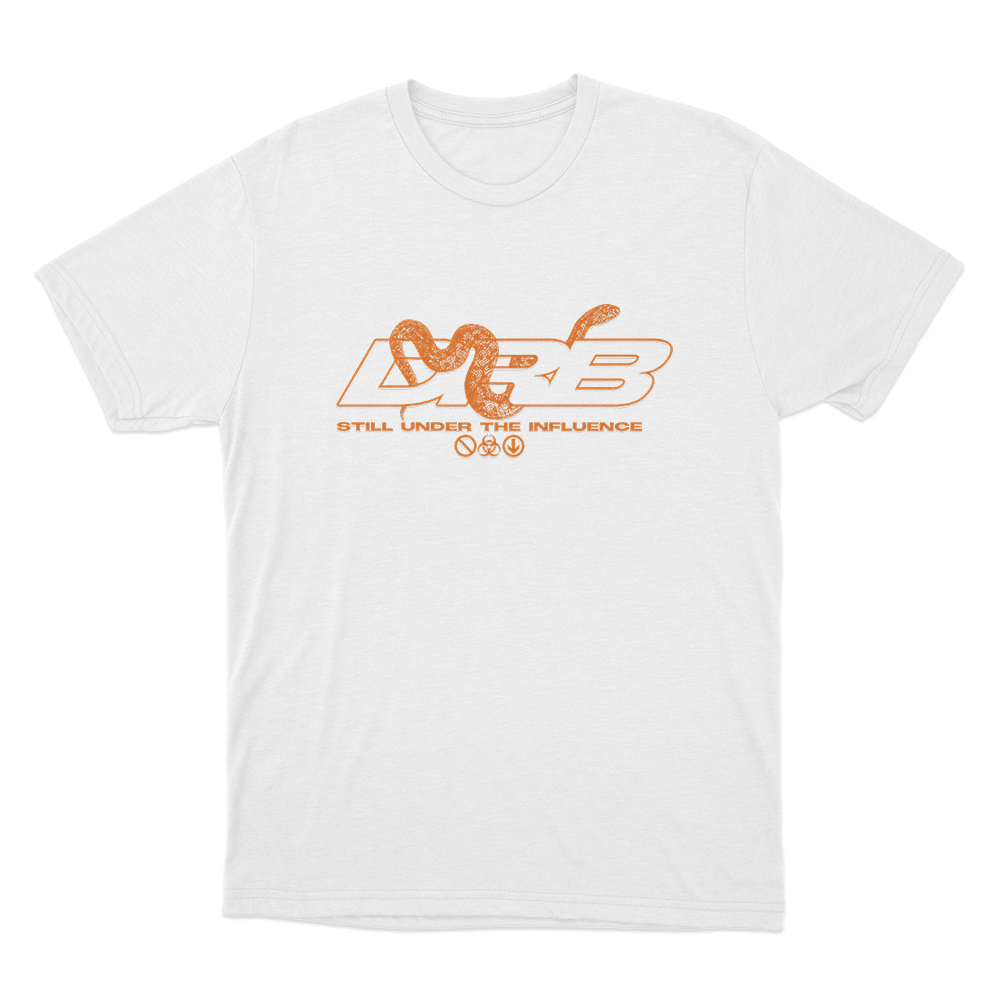 DRB Still Under The Influence Unisex T Shirt White DRB Still Under The Influence Unisex T Shirt White