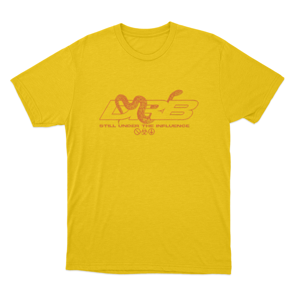 DRB Still Under The Influence Unisex T Shirt Yellow DRB Still Under The Influence Unisex T Shirt Yellow