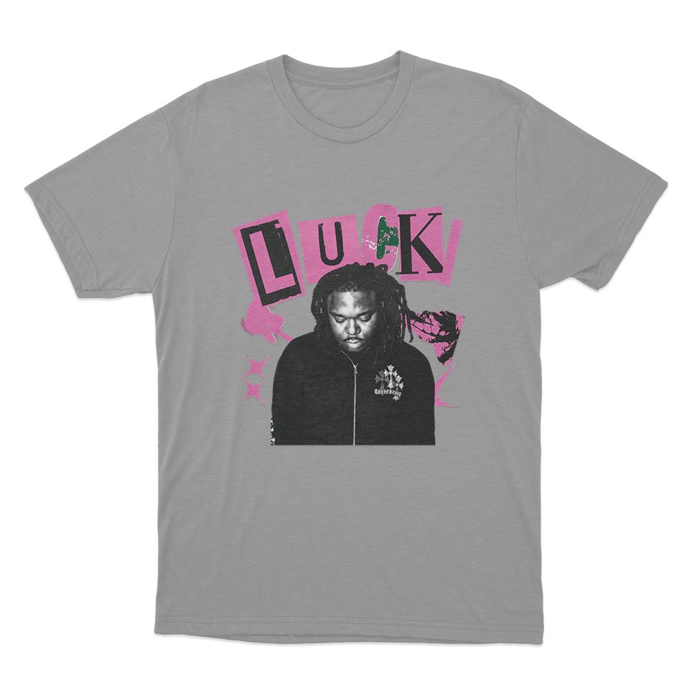 Lucki Portrait Unisex T Shirt Grey Lucki Portrait Unisex T Shirt Grey