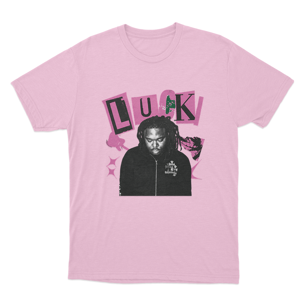 Lucki Portrait Unisex T Shirt Pink Lucki Portrait Unisex T Shirt Pink