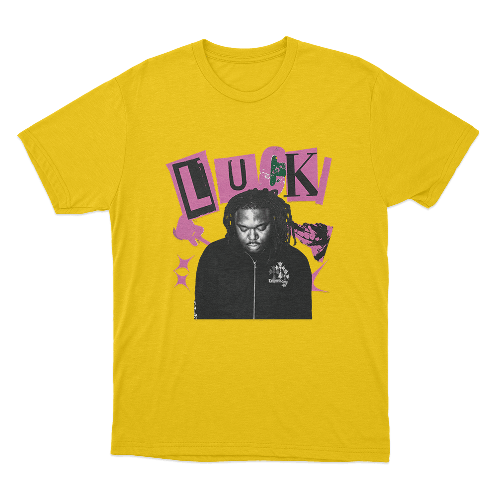 Lucki Portrait Unisex T Shirt Yellow Lucki Portrait Unisex T Shirt Yellow
