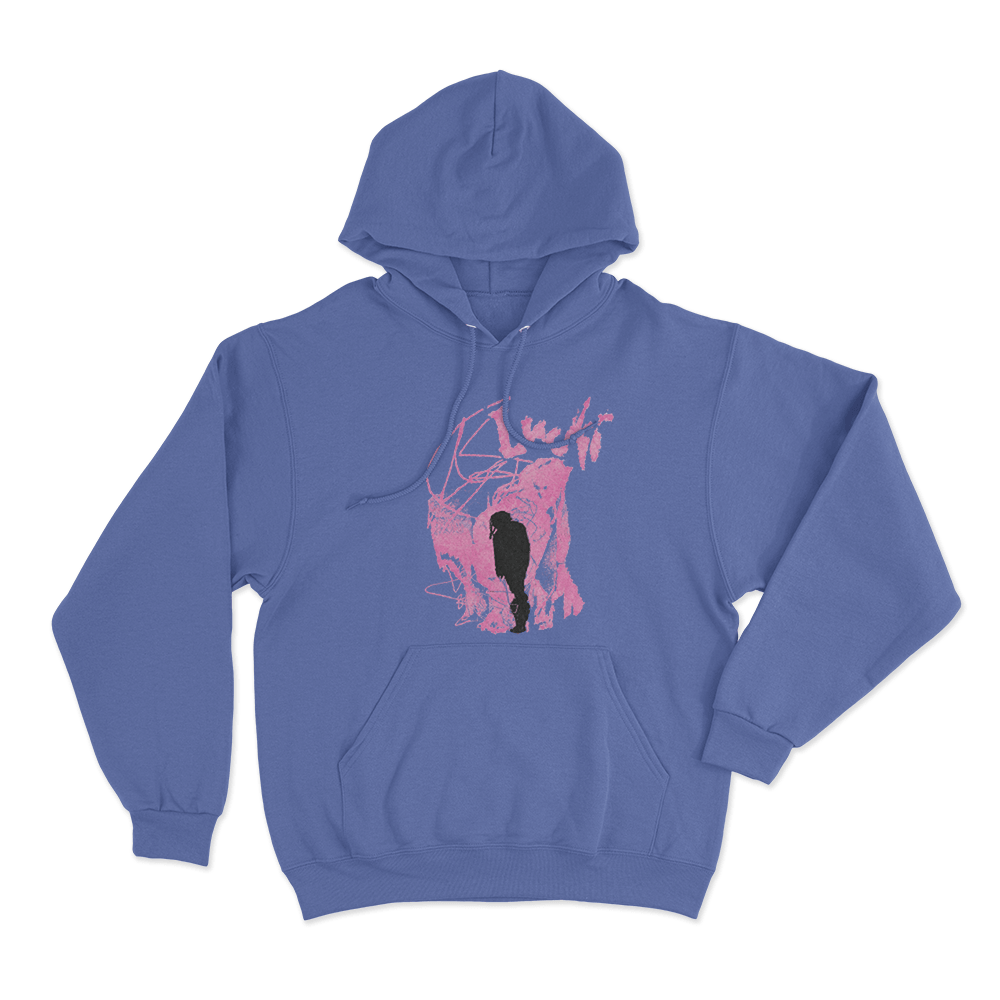 Lucki Shadow Unisex Hoodie Blue Lucki Shadow Unisex Hoodie Blue