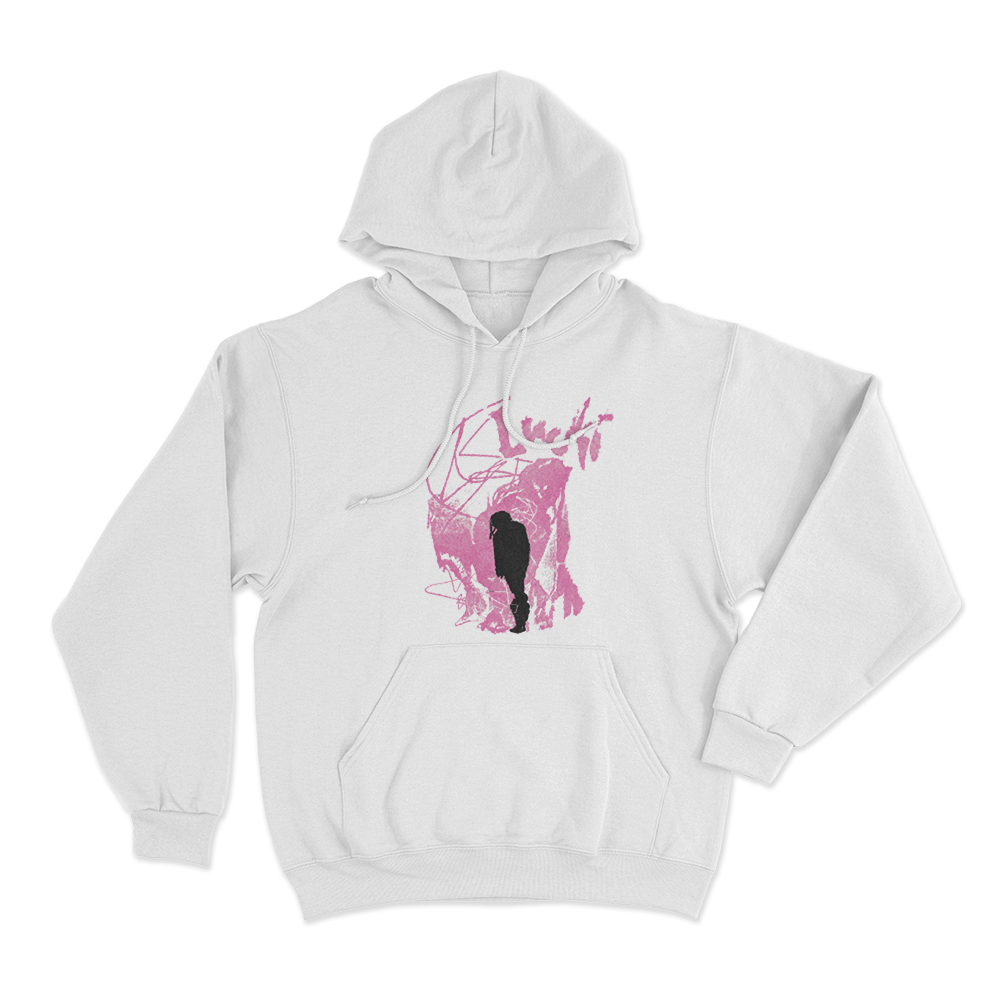 Lucki Shadow Unisex Hoodie White Lucki Shadow Unisex Hoodie White