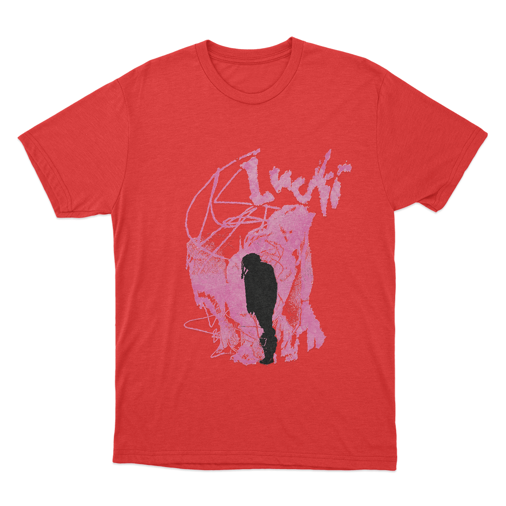 Lucki Shadow Unisex T Shirt Red Lucki Shadow Unisex T Shirt Red