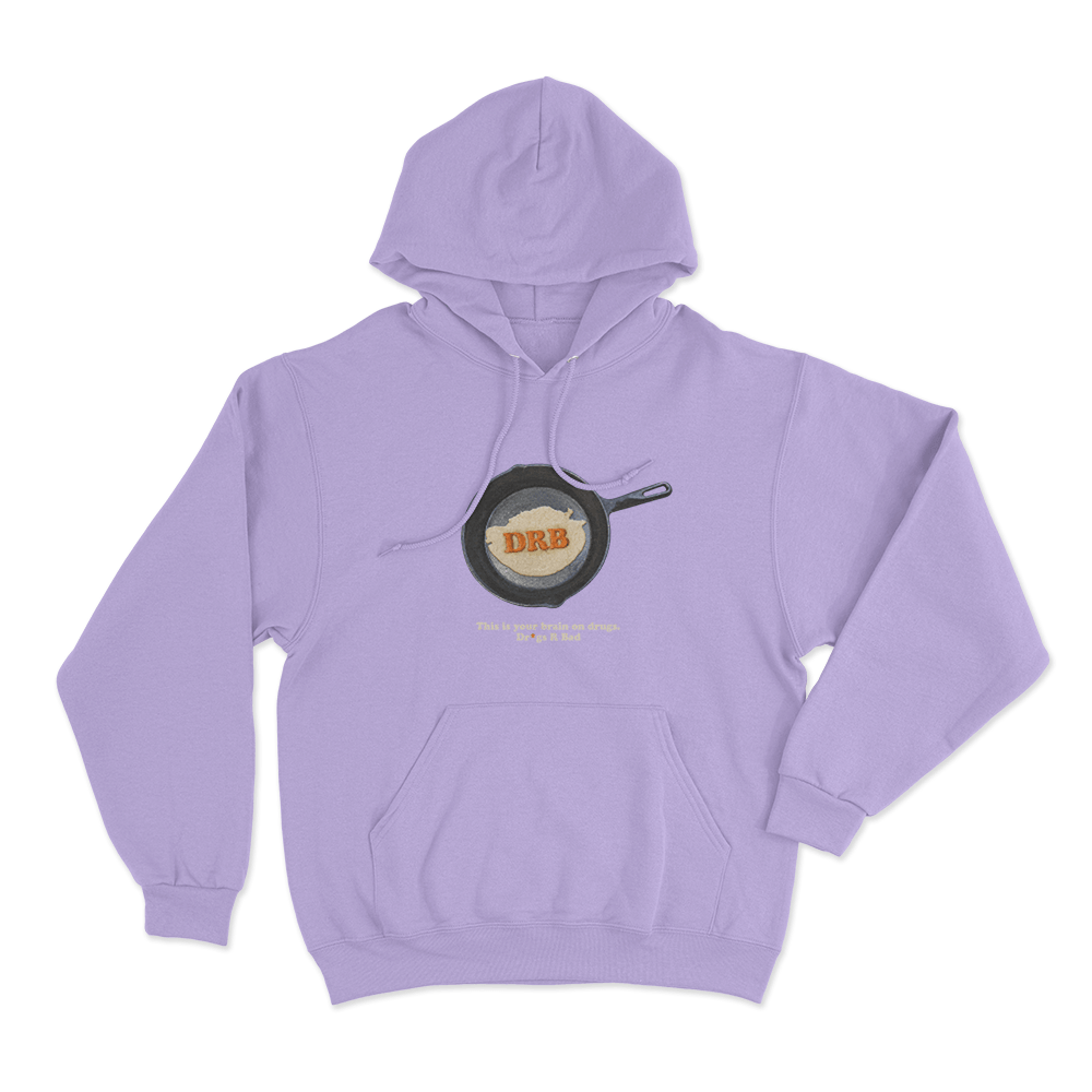 This Is Your Brain On Drugs Unisex Hoodie Purple This Is Your Brain On Drugs Unisex Hoodie Purple