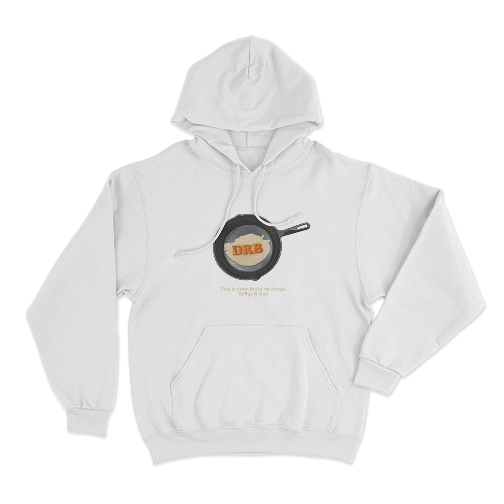This Is Your Brain On Drugs Unisex Hoodie White This Is Your Brain On Drugs Unisex Hoodie White