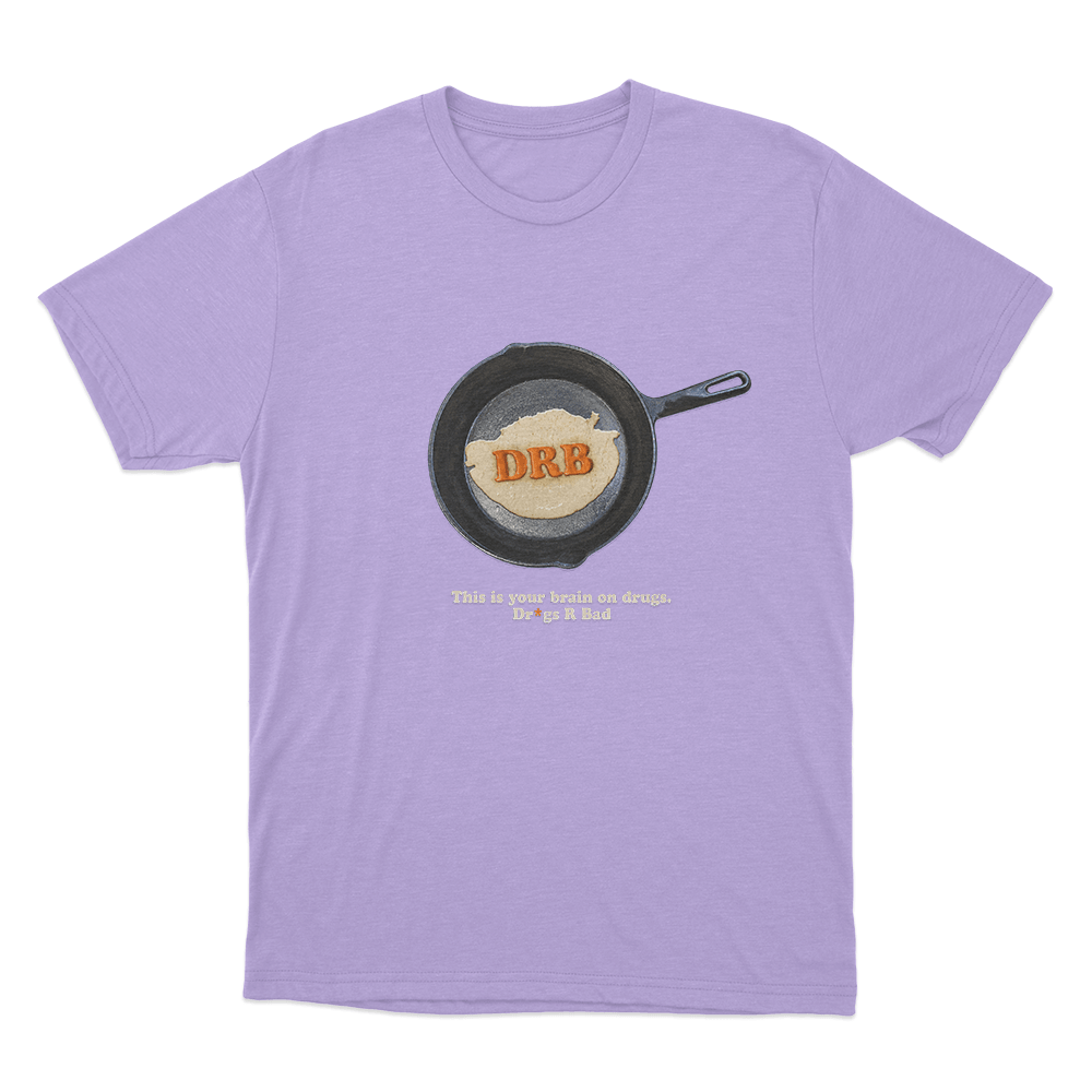 This Is Your Brain On Drugs Unisex T Shirt Purple This Is Your Brain On Drugs Unisex T Shirt Purple