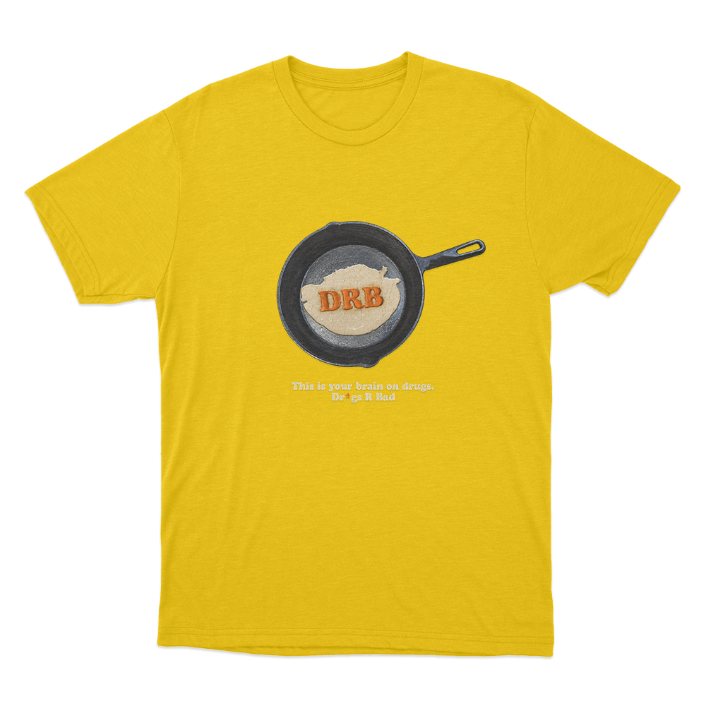 This Is Your Brain On Drugs Unisex T Shirt Yellow This Is Your Brain On Drugs Unisex T Shirt Yellow